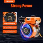 LNUJIUN 3HP Diesel Engine for Tiller and Pump