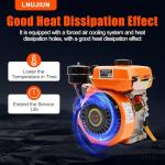 LNUJIUN 3HP Diesel Engine for Tiller and Pump