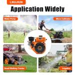 LNUJIUN 3HP Diesel Engine for Tiller and Pump