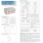 NPP 12V 250Ah AGM Deep Cycle Battery - 4 Pack