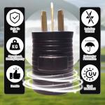NEMA 10-50P to 14-30R Power Cord Adapter 30Amp