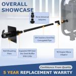 Generator Exhaust Extension Silencer Kit with Adapters