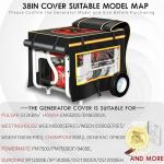 Heavy Duty Waterproof Generator Cover for Outdoor Use