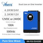 Anern 4200W Dual Voltage Solar Inverter & Controller