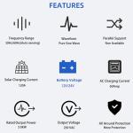 Anern 4200W Dual Voltage Solar Inverter & Controller