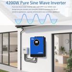 Anern 4200W Dual Voltage Solar Inverter & Controller