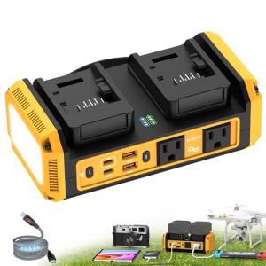 350W Pure Sine Wave Inverter for Dewalt Batteries