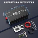 48V 4000W Pure Sine Wave Power Inverter