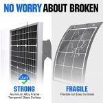 50W Solar Panel Kit with Battery Charger & Controller