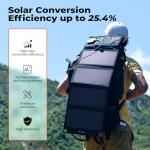 BigBlue 28W Portable Solar Charger with USB Ports