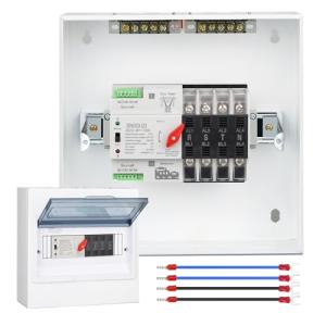 Automatic 100A Generator Transfer Switch with Metal Box
