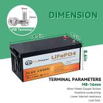 24V Lithium Deep Cycle Batteries - 140Ah, 2 Pack