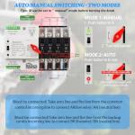 Automatic 100A Generator Transfer Switch with Metal Box