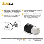 STARELO 30A Locking Connector for Generators