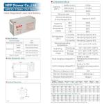NPP 12V 150Ah Rechargeable Gel Battery - 4 Pack