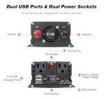 LVYUAN 800W Pure Sine Wave Power Inverter