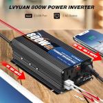 LVYUAN 800W Pure Sine Wave Power Inverter