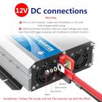 GIANDEL 2000W Power Inverter for RVs and Boats