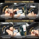 Dual Fuel Portable Camping Stove with Griddle