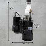 Basement Watchdog Big Combo WiFi Sump Pump System