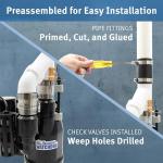 Basement Watchdog Big Combo WiFi Sump Pump System