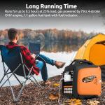 Quiet Portable 2500W Inverter Generator for Home and Camping