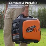 Quiet Portable 2500W Inverter Generator for Home and Camping
