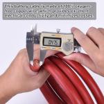 Geosiry 2/0 Battery Cable, 5FT Red & Black