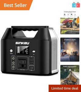 SinKeu 38,400mAh Portable Power Station 200W
