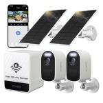 XmartO Solar-Powered WiFi Security Camera Kit
