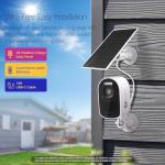 XmartO Solar-Powered WiFi Security Camera Kit