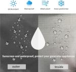 Waterproof Portable Generator Cover with Drawstring