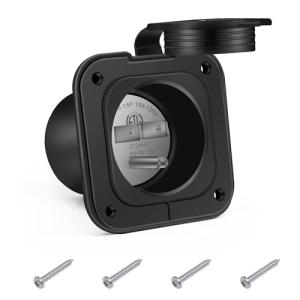 15A Waterproof RV Shore Power Inlet Plug