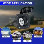 15A Waterproof RV Shore Power Inlet Plug