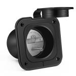 15A Waterproof RV Shore Power Inlet Plug