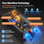 2000W Pure Sine Wave Inverter with USB Ports