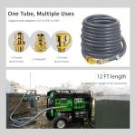 11FT Natural Gas Hose with Quick Connect Fittings
