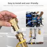 11FT Natural Gas Hose with Quick Connect Fittings