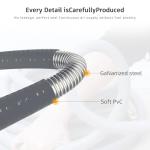 11FT Natural Gas Hose with Quick Connect Fittings