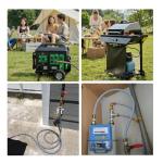 11FT Natural Gas Hose with Quick Connect Fittings