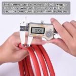 Geosiry 4 AWG 10FT Battery Cable Set