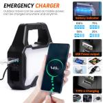 Yeatem Solar Flashlight and Phone Charger