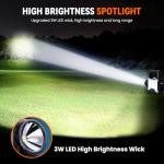 Yeatem Solar Flashlight and Phone Charger