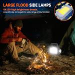 Yeatem Solar Flashlight and Phone Charger