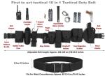 Tactical Utility Hunting Belt, 10-in-1 Camouflage
