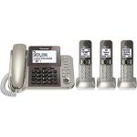 PANASONIC Corded/Cordless Phone System with 3 Handsets