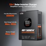 LiTime 5000W Pure Sine Wave Hybrid Inverter