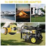 50 Amp RV Plug Adapter with Locking Ring