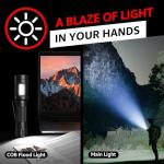 Axefury Magnetic LED Flashlight with 6 Modes