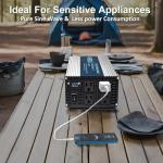 WZRELB 1800W Pure Sine Wave Power Inverter